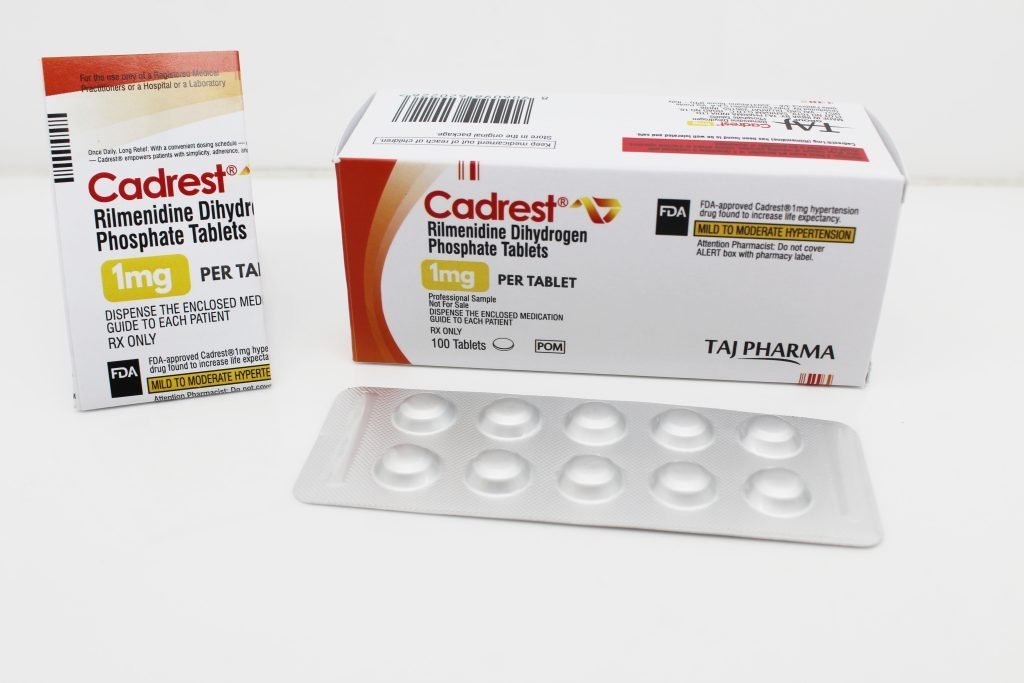 Rilmenidine Dihydrogen Phosphate Tablets 1mg PAN India Manufacturer