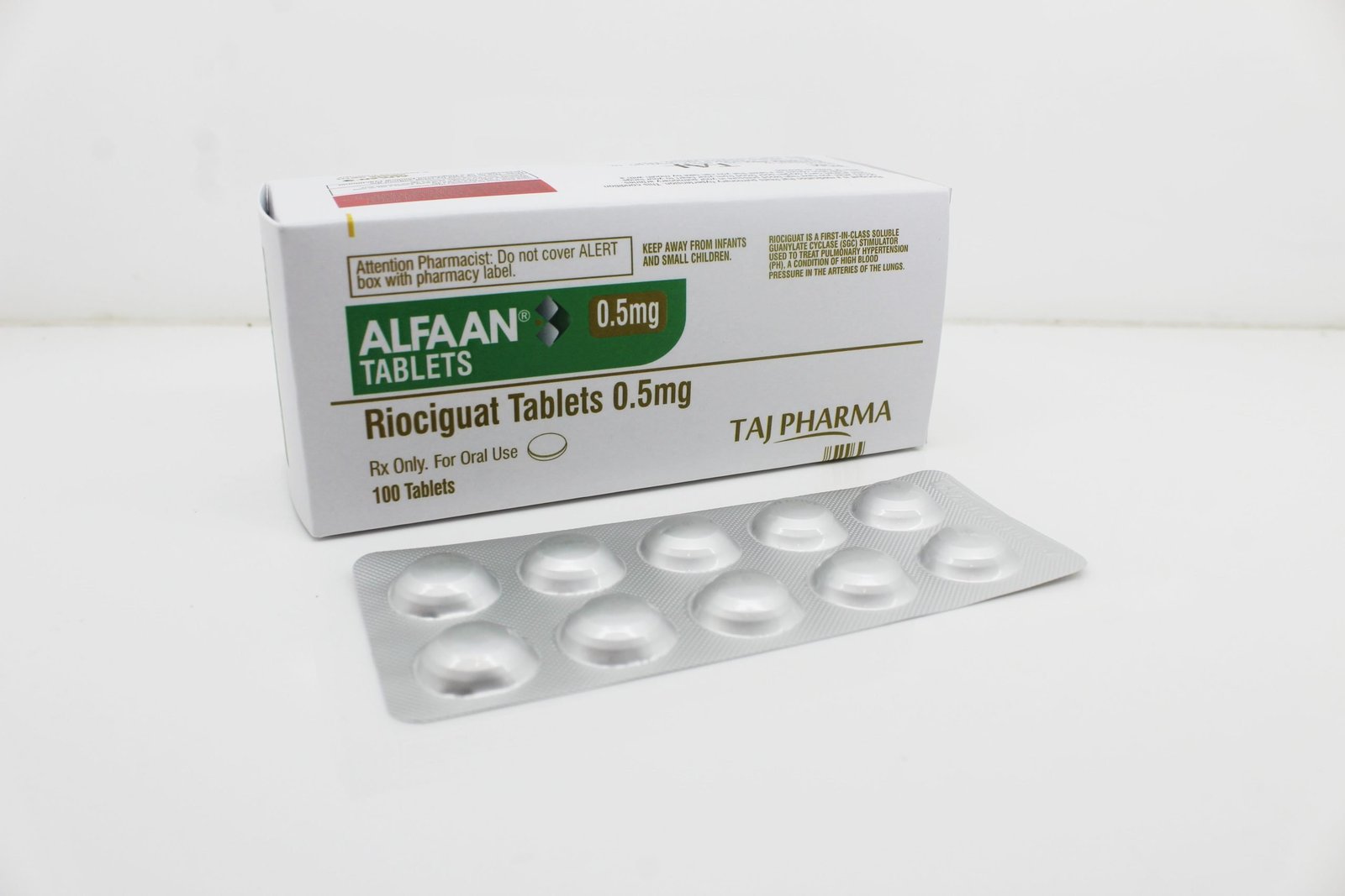 Riociguat 0.5mg Tablets Manufacturer from Mumbai