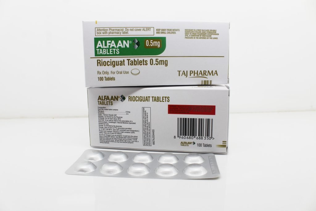Riociguat 0.5mg Tablets Suppliers, Exporters in India