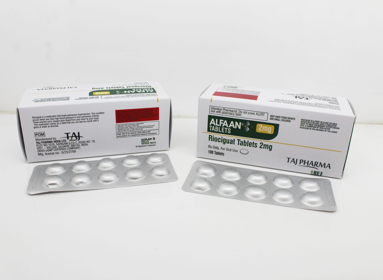 Riociguat Tablets 2mg Manufacturers PAN India, Suppliers