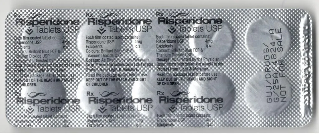 What is risperidone 4 mg used for