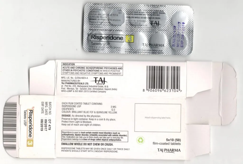 Risperidone 3mg Tablet is an antipsychotic medicine that is used in the treatment of Schizophrenia