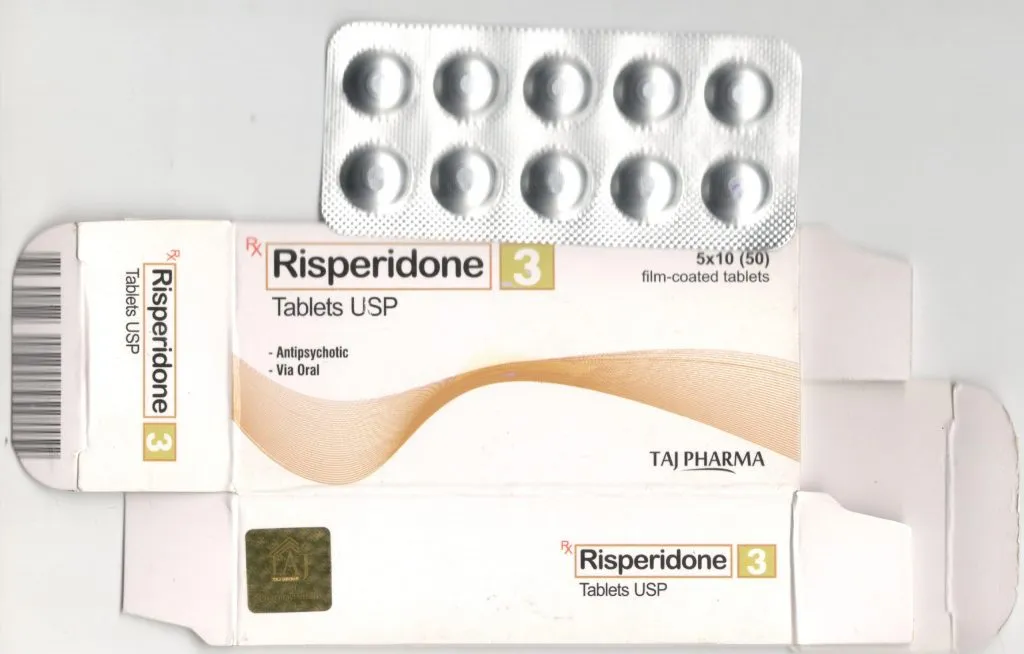 Risperidone 3mg Tablet antipsychotic medicine treatment of Schizophrenia