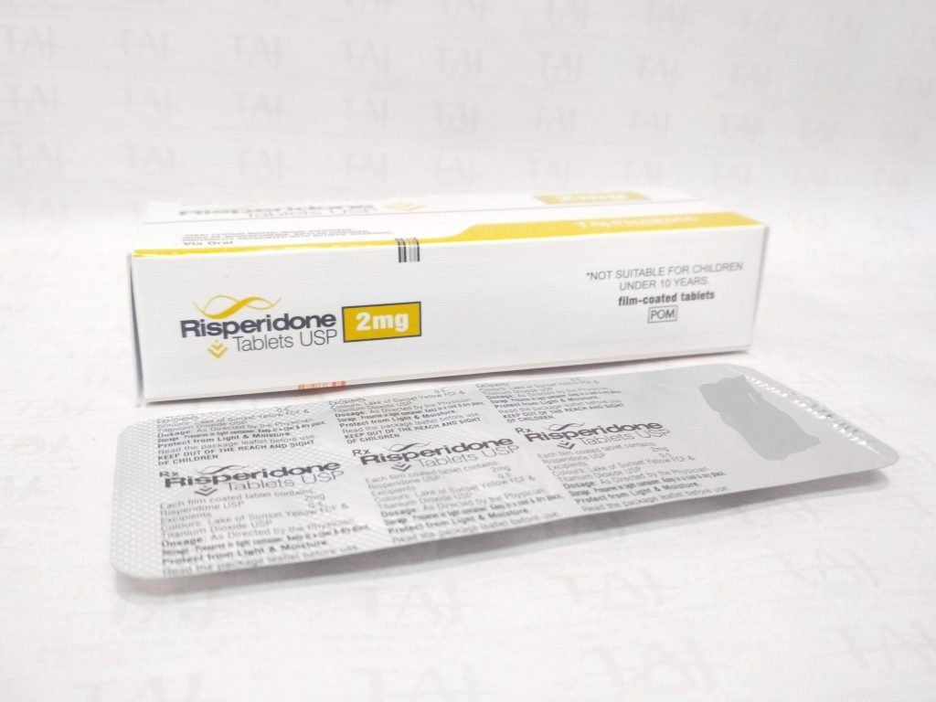 Risperidone Tablets USP 2 mg Taj Pharma