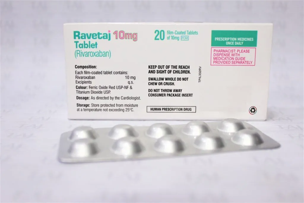 Rivaroxaban Tablets 10mg Taj Pharma