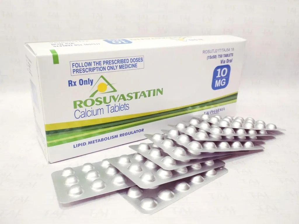 Rosuvastatin Calcium Tablets 10 mg Taj Pharma