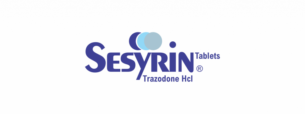 Trazodone Hydrochloride used to treat depression.