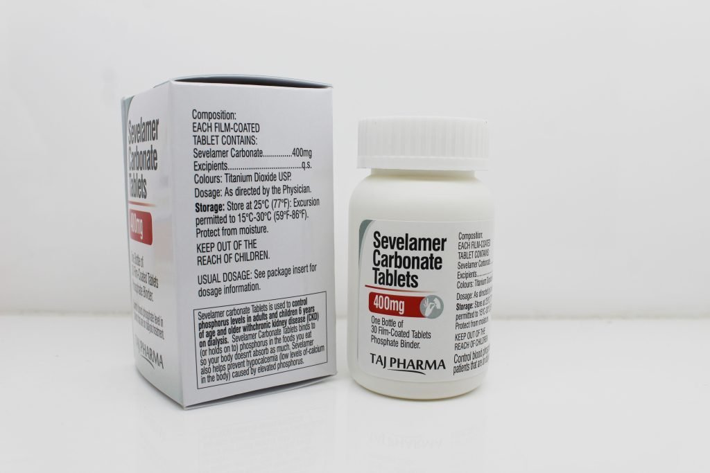 Sevelamer Carbonate 400mg Tablets- Manufacturer Suppliers in India