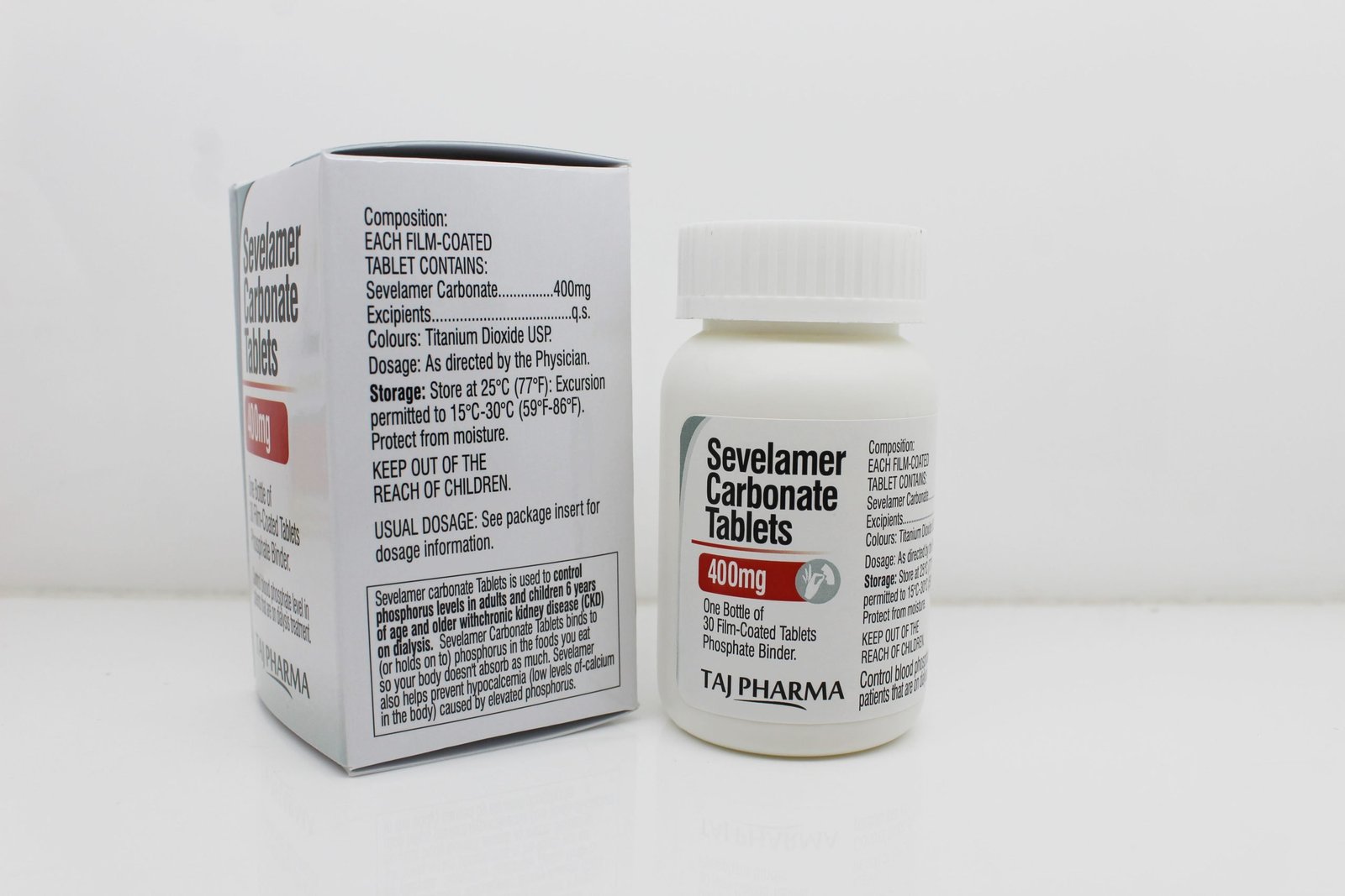 Sevelamer Carbonate 400mg Tablets- Manufacturer Suppliers in India