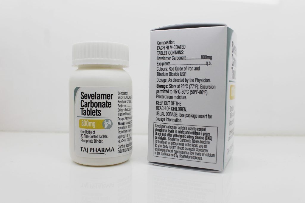 Sevelamer Carbonate 800mg Tablets- Manufacturer Suppliers in India