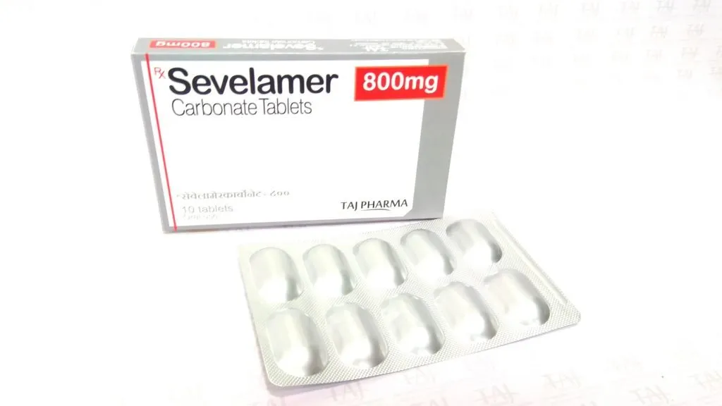 Sevelamer carbonate 800mg film-coated tablets