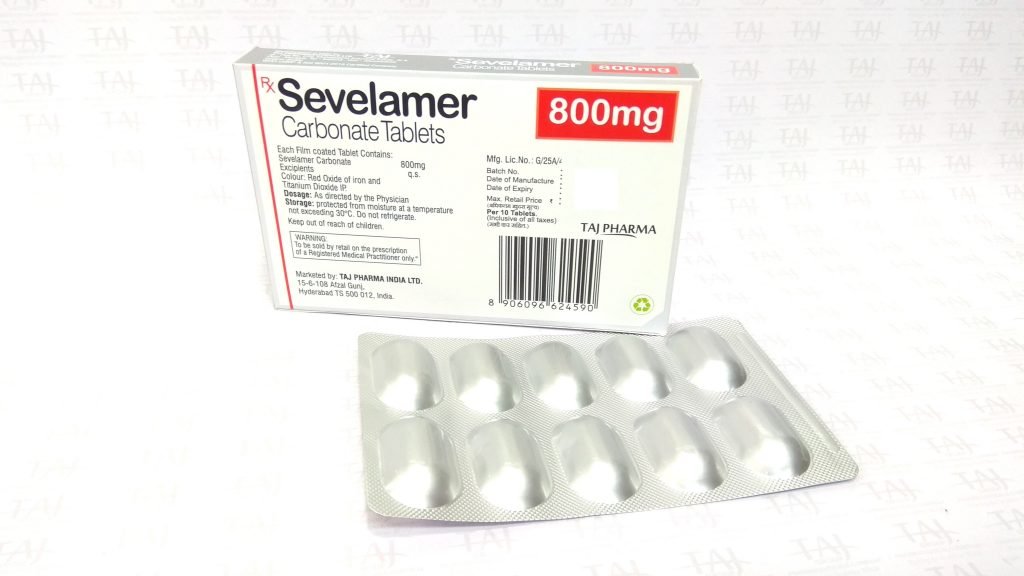 Sevelamer carbonate 800mg film-coated tablets