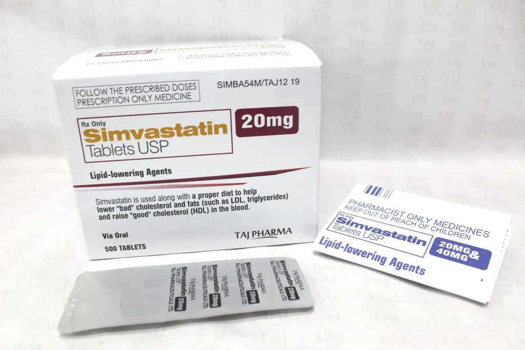 Simvastatin Tablets USP-20 mg Taj Pharma