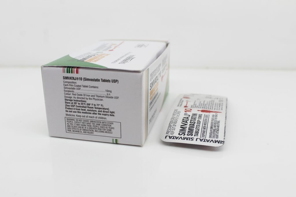 Simvastatin USP 10mg Tablets Manufacturer Suppliers in India