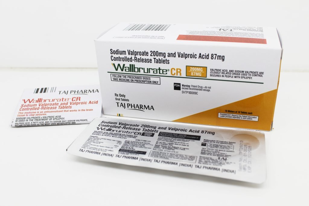 Sodium Valproate 200mg and Valproic Acid 87mg Controlled-Release Tablets Manufacturers PAN India & Exporters