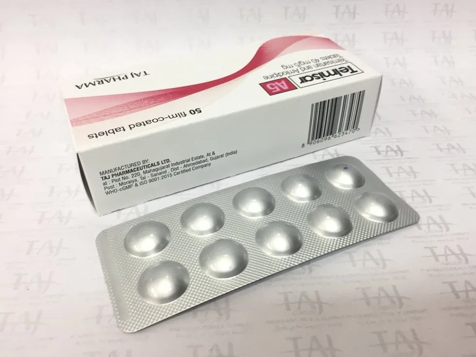 TELMISARTAN AND AMLODIPINE TABLETS 40MG - 5MG (TELMISAR A5) TABLETS