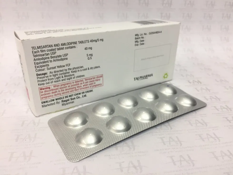 TELMISARTAN AND AMLODIPINE TABLETS 40MG - 5MG (TELMISAR A5) TABLETS