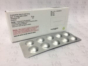Telmisartan Tablets USP 20mg manufacturer in India {Taj Pharmaceuticals}; best quality supplier and exporter of Telmisartan Tablets USP 20mg #TajPharmaceuticals #Telmisartan #Telmisartan Tablets USP #Telmisartan #Telmisartan Tablets USP 20mg Taj Pharmaceuticals, one of the leading Telmisartan Tablets USP 20mg manufacturers in India brings the best-quality products. Taj Pharmaceuticals company carries the rich experience in the niche manufacturing of Telmisartan Tablets USP. Taj Pharmaceuticals is reputed manufacturer and Telmisartan Tablets USP 20mg suppliers in India prefer Taj Pharmaceuticals due to the reliability and purity of products. Taj Pharmaceuticals, the well-known Telmisartan API manufacturer in India gives the assurance of high-quality and purity. The stringent quality-control ensures that every batch of the drug brings a consistent standard.