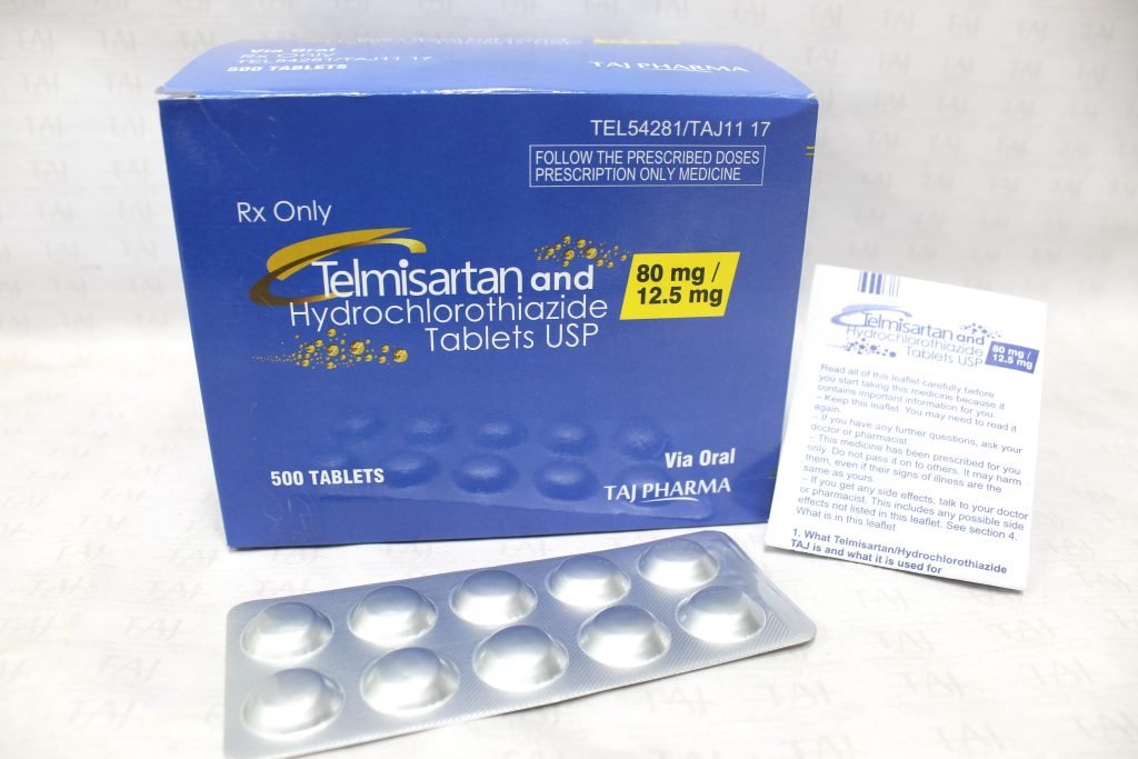 Telmisartan and Hydrochlorthiazide Tablets 12.5 mg/80 mg Taj Pharma