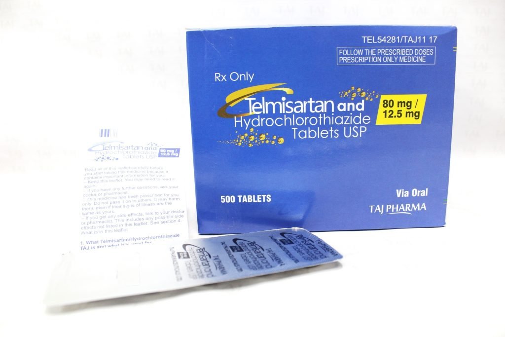 Telmisartan and Hydrochlorthiazide Tablets USP-80mg-12.5mg