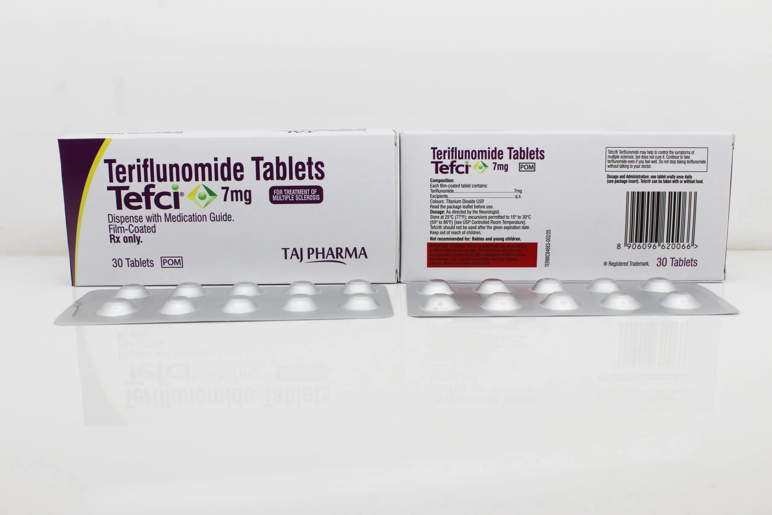 Teriflunomide Tablets 7mg, Suppliers, Exporters in India