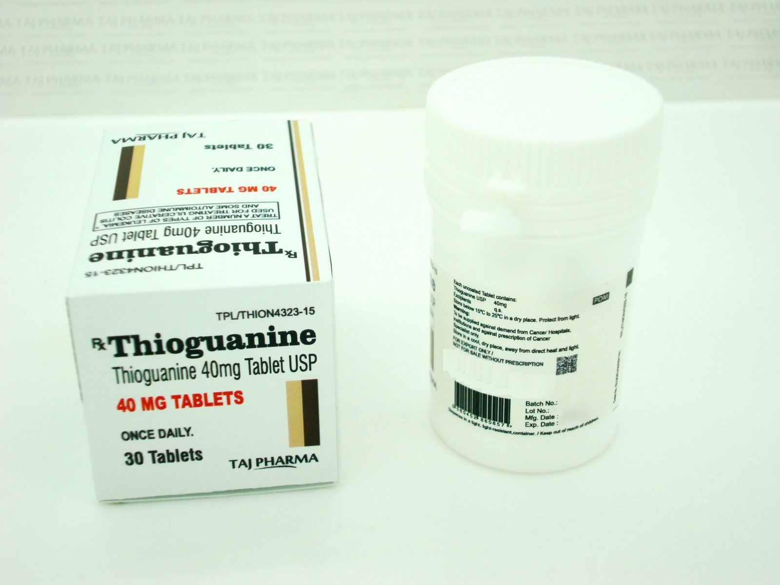 Thioguanine 40mg Tablet USP Manufacturers and Exporters, Thioguanine 40mg Tablet USP Manufacturers, Thioguanine 40mg Tablet USP Suppliers, Thioguanine 40mg Tablet USP Exporters, Thioguanine 40mg Tablet USP in India, Dominant Thioguanine 40mg Tablet USP manufacturers in India,