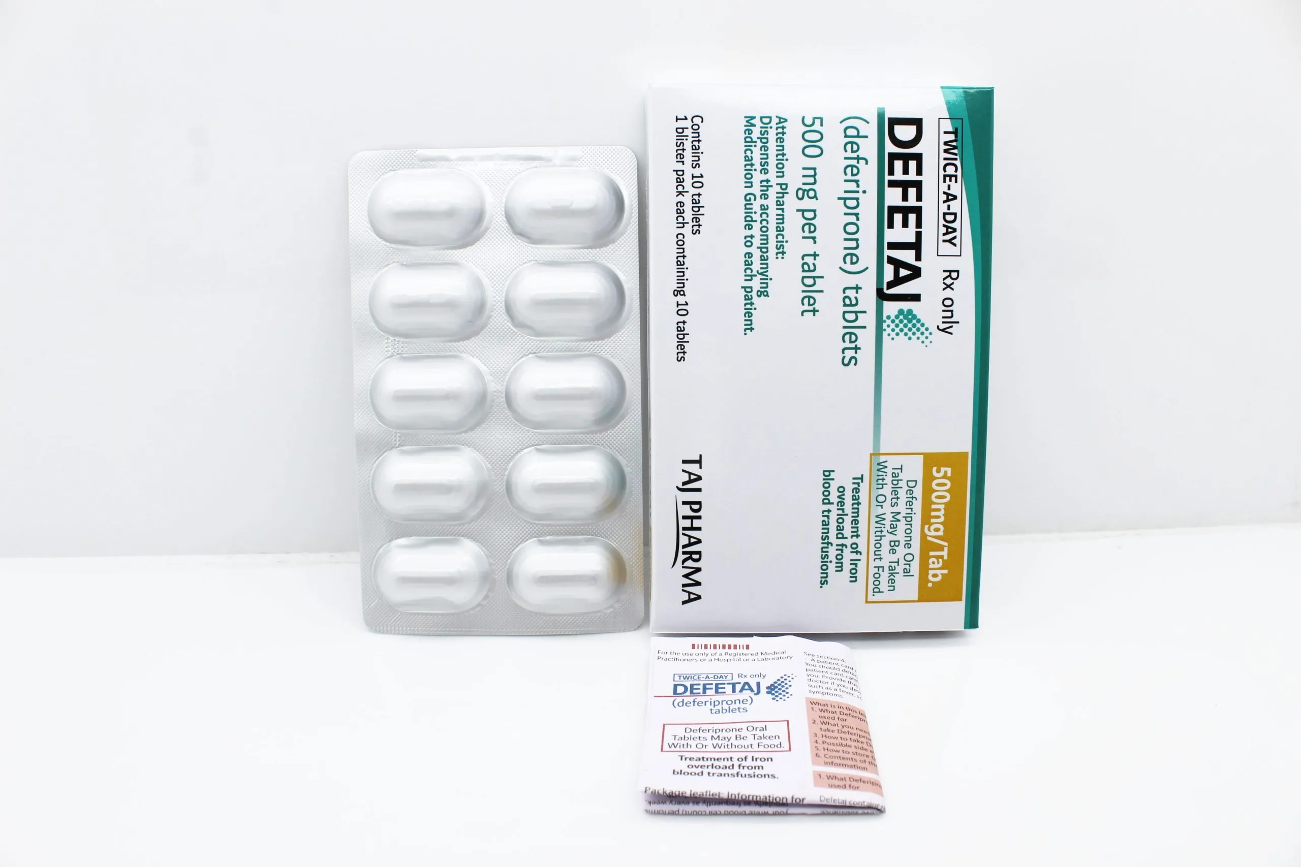 Deferiprone Tablets 500mg Manufacturer FDA Approved