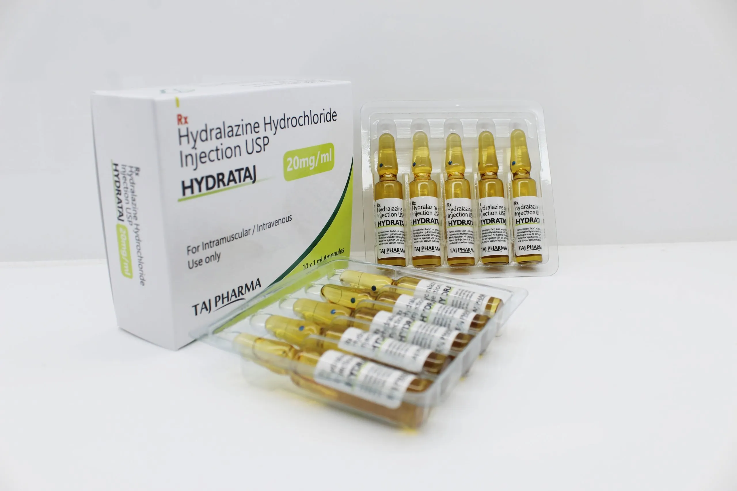 Third Party Hydralazine Hydrochloride USP 20mg/ml Manufacturer & Suppliers in India
