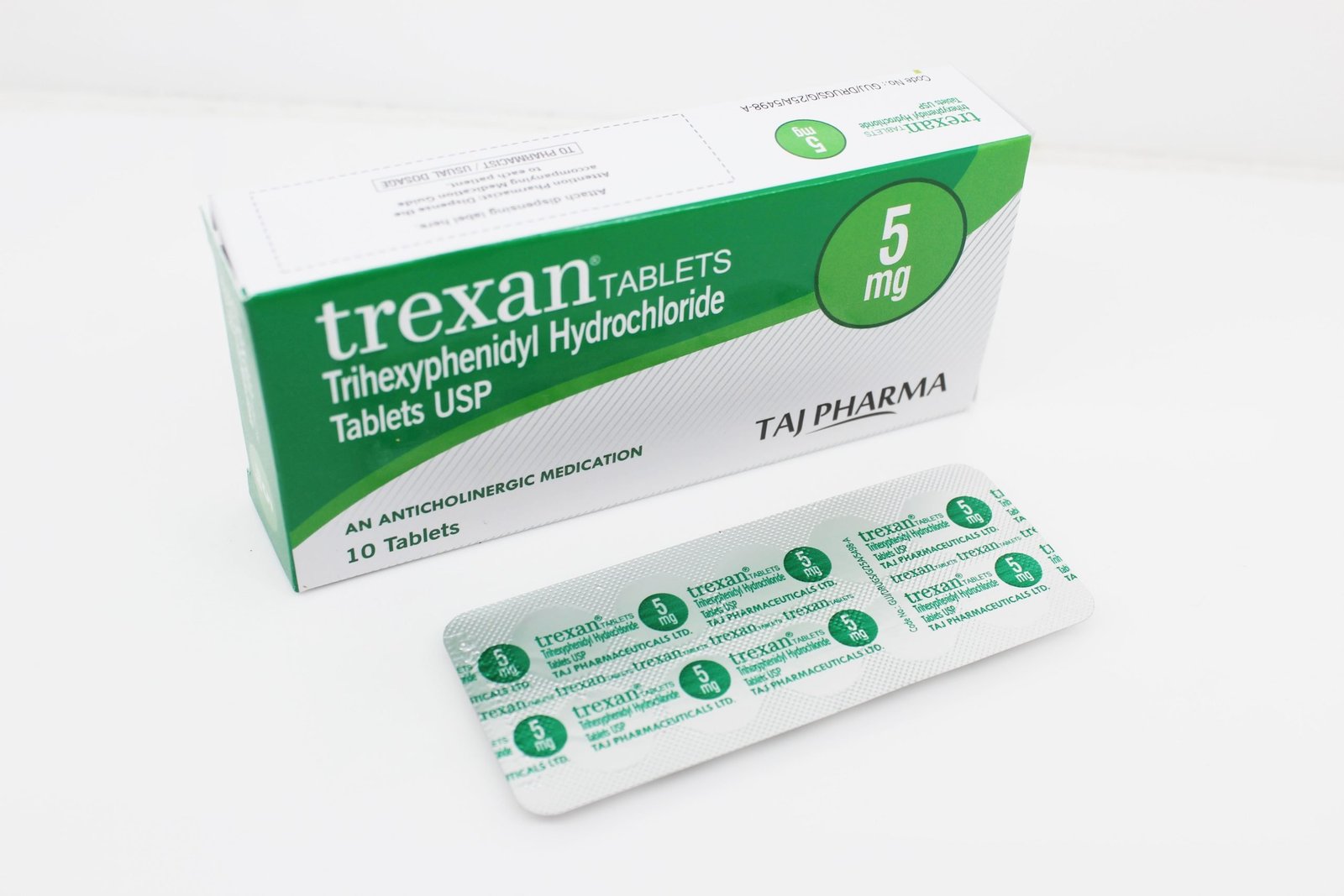 Third Party Trihexyphenidyl Hydrochloride Tablets USP 5mg Manufacturer Suppliers In India