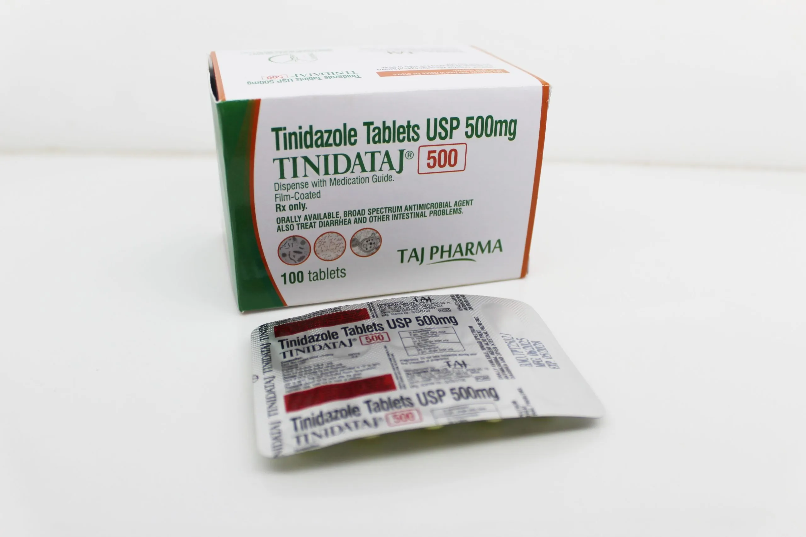 Tinidazole Tablets USP 500mg Manufacturers PAN India, Suppliers
