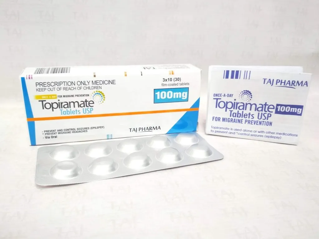 Topiramate Tablets USP 100 mg Taj Pharma