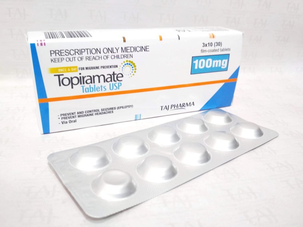 opiramate Tablets USP 100 mg Taj Pharma
