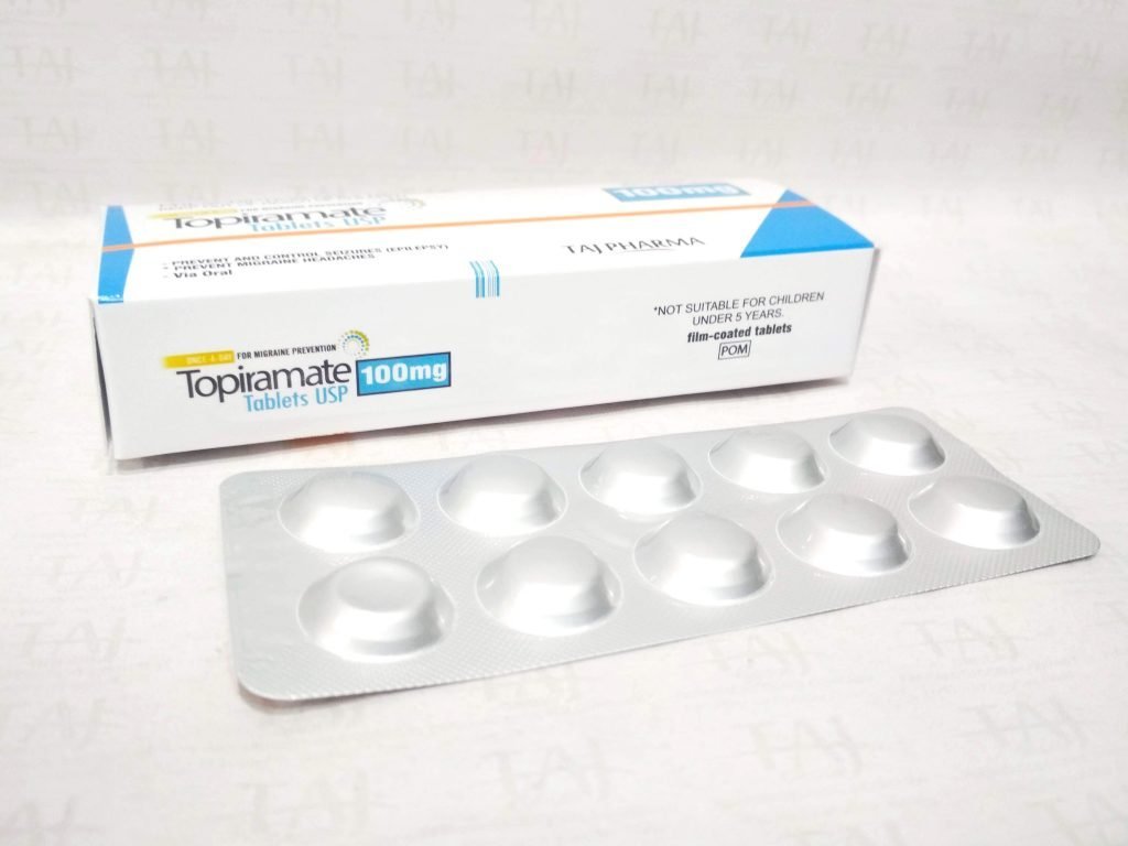 Topiramate Tablets USP 100 mg Taj Pharma