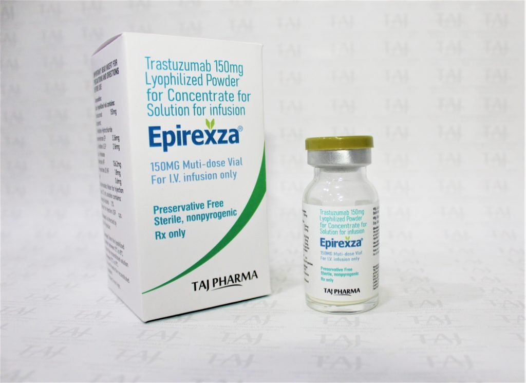Trastuzumab Lyophilized Powder for Infusion 150mg Manufacturers Taj Pharma