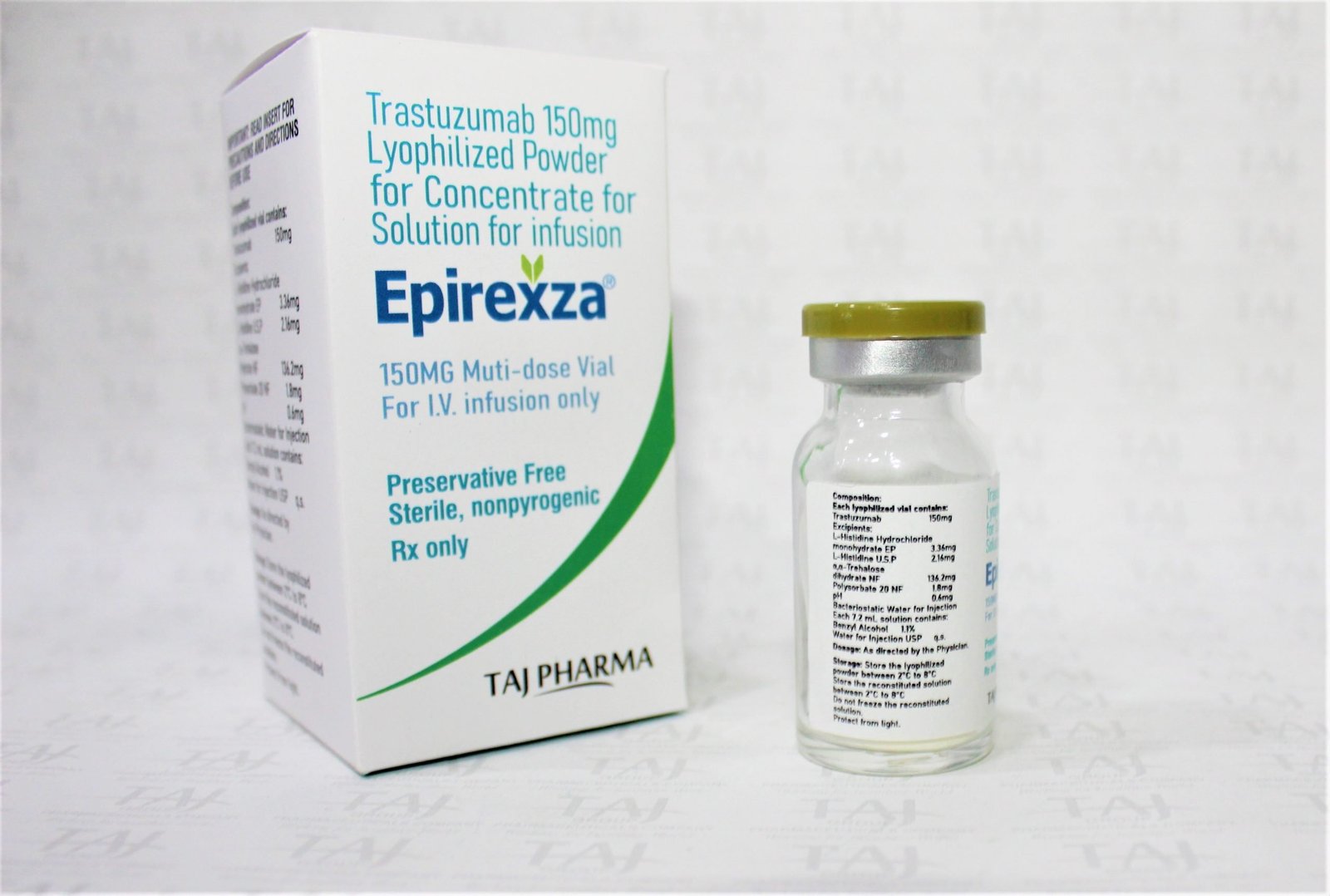 Trastuzumab Lyophilized Powder for Infusion 150mg Manufacturers Taj Pharma