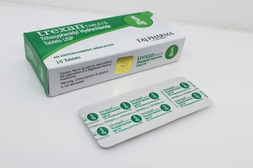 Trihexyphenidyl Hydrochloride Tablets USP 5mg Manufacturer from Mumbai