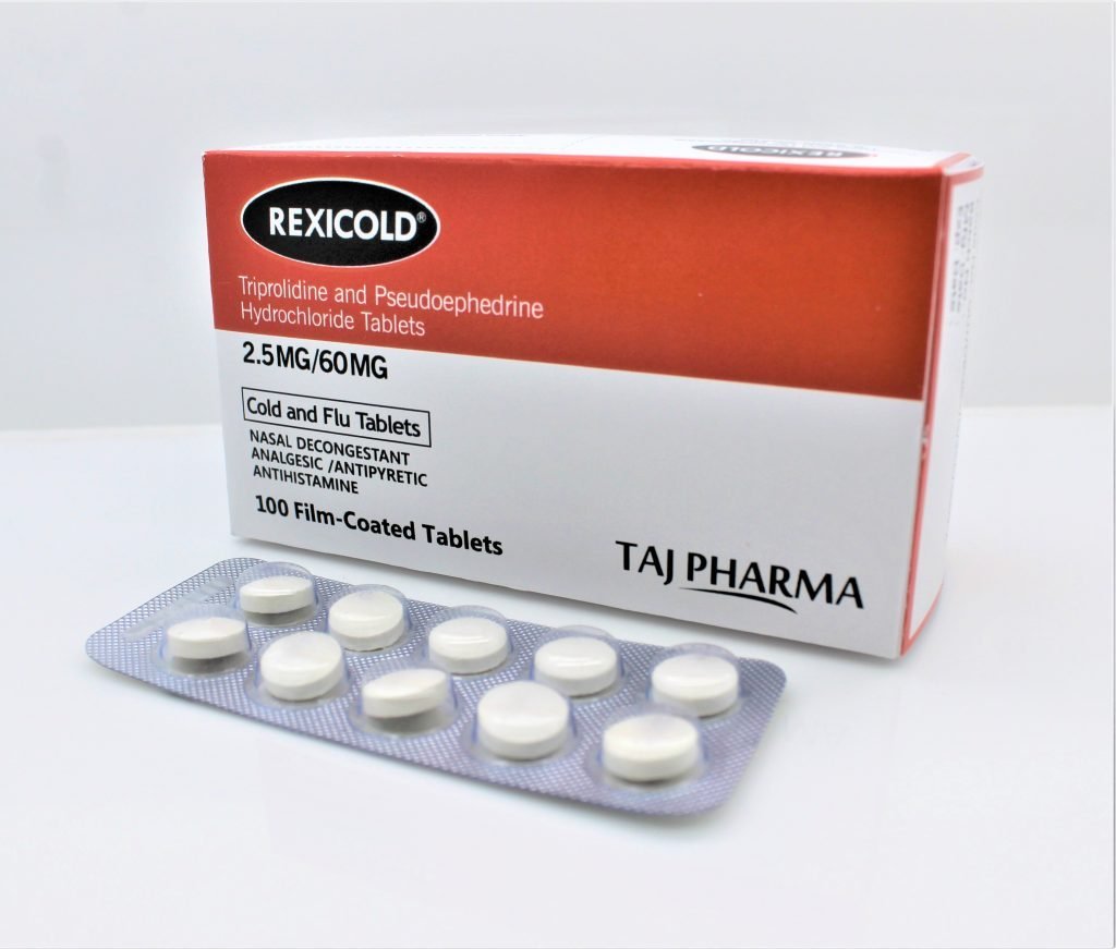 Triprolidine + Pseudoephedrine HCL Tablet (60mg+2.5mg) at Best Price in Mumbai Maharashtra Taj Pharma