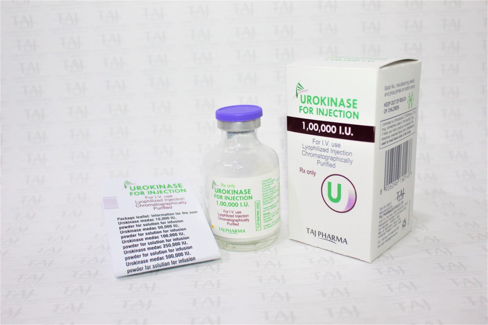 Know Urokinase For Injection 1,00,000 I.U uses, Urokinase For Injection 1,00,000 I.U side effects, Urokinase For Injection 1,00,000 I.U dosage, Urokinase For Injection 1,00,000 I.U benefit & purpose, Urokinase For Injection 1,00,000 I.U Manufacturers India, Urokinase For Injection 1,00,000 I.U suppliers India Urokinase For Injection 1,00,000 I.U Exporters India, Urokinase For Injection 1,00,000 I.U Wholesalers India, Urokinase For Injection 1,00,000 I.U Distributors India