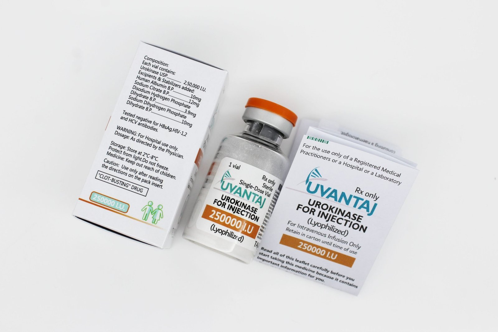 Urokinase 250000IU Injection Supplier Vapi Gujarat