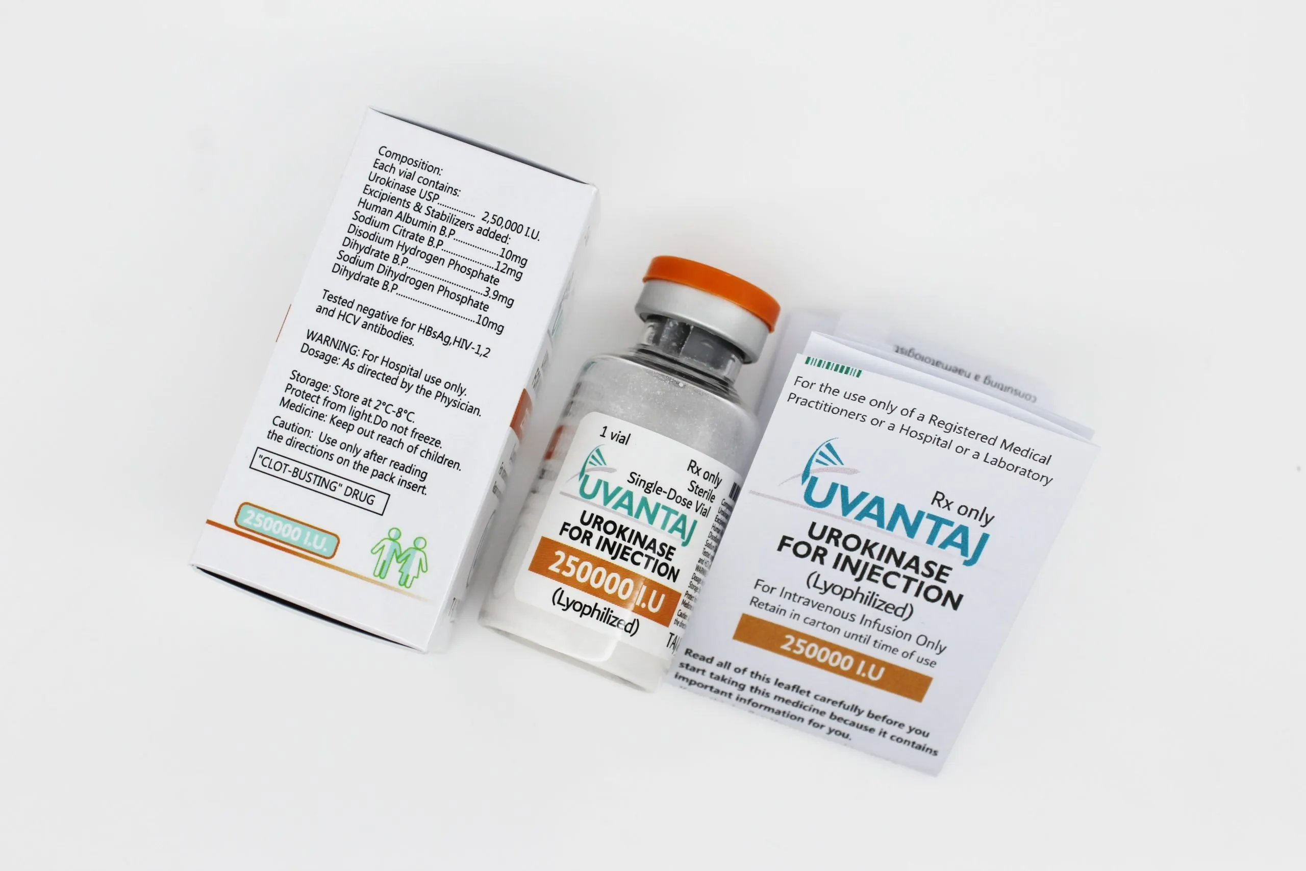 Urokinase 250000IU Injection Supplier Vapi Gujarat