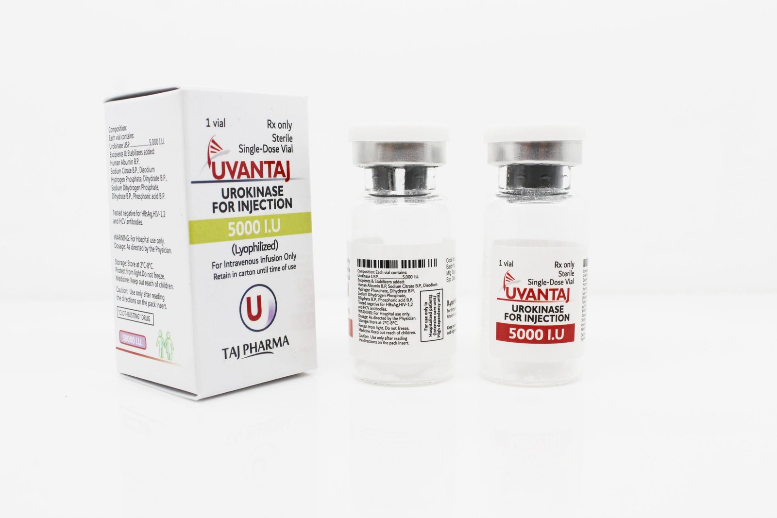 Urokinase Injection 5000IU Manufacturer PAN India
