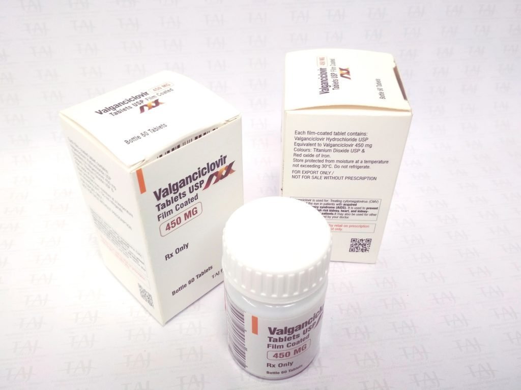 Valaganciclovir Tablets USP Film-Coated 450 mg Taj Pharma