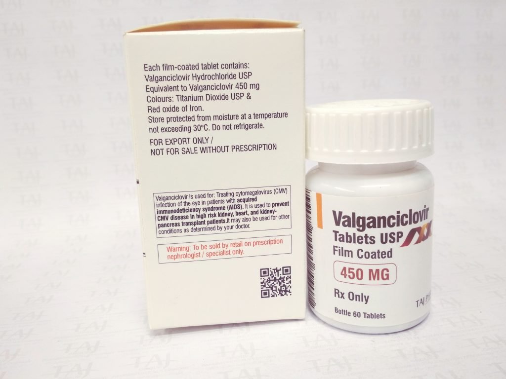 Valganciclovir Tablets USP Taj Pharma Mumbai India