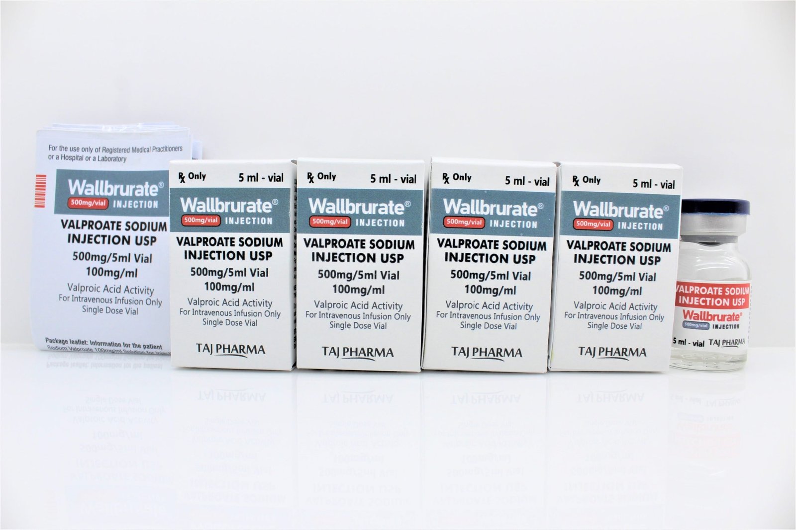 Taj Pharma is well known Valproate Injection USP 500mg/5ml Supplier & Manufacturer in PAN India. FDA & GMP Approved Valproate Injection Contract Manufacturers, Exporter.