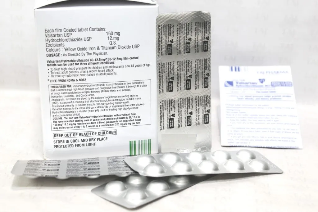 Valsartan Hydrochlorthiazide Tablets -160mg-12.5 mg
