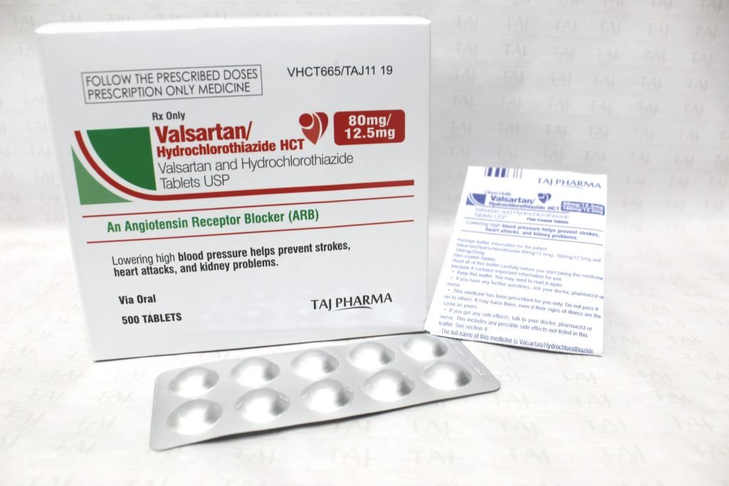 Valsartan Hydrochlorthiazide Tablets USP -80mg-12.5mg