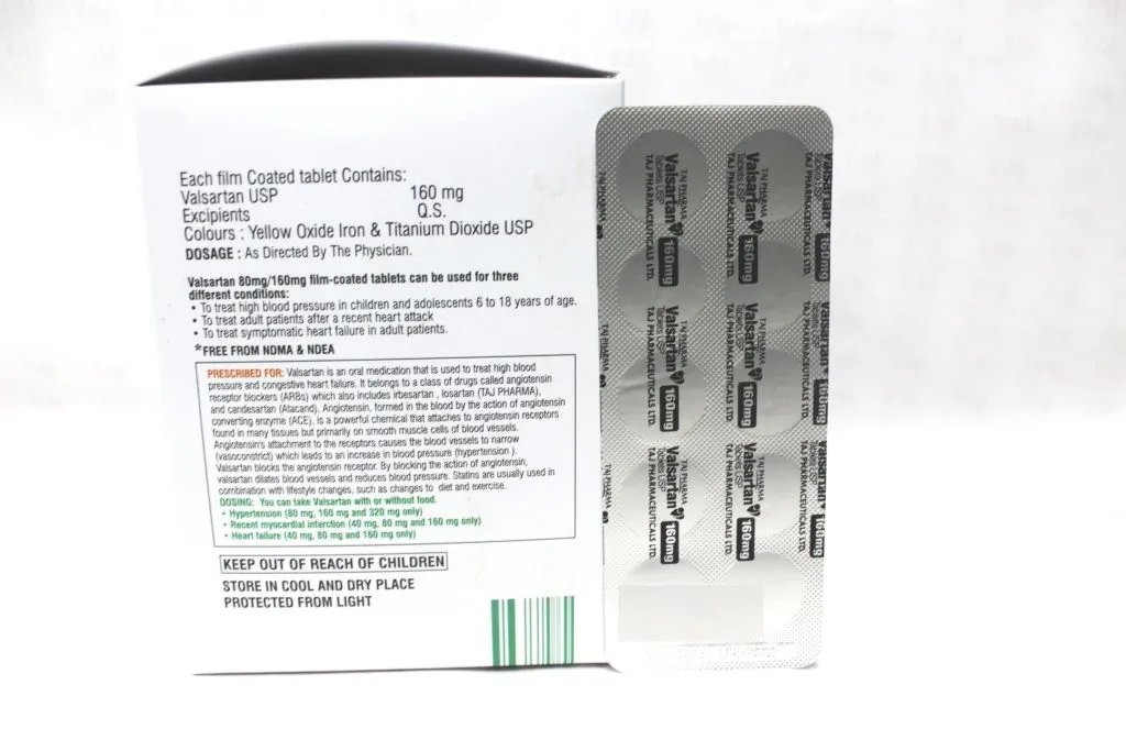 Valsartan Tablets USP-160mg