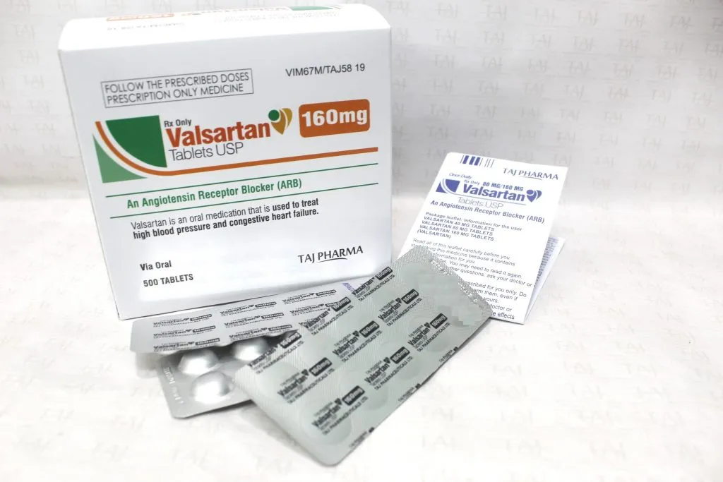 Valsartan Tablets USP-160mg Taj Pharma.