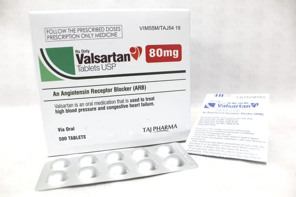 Valsartan Tablets USP-80mg Taj Pharma