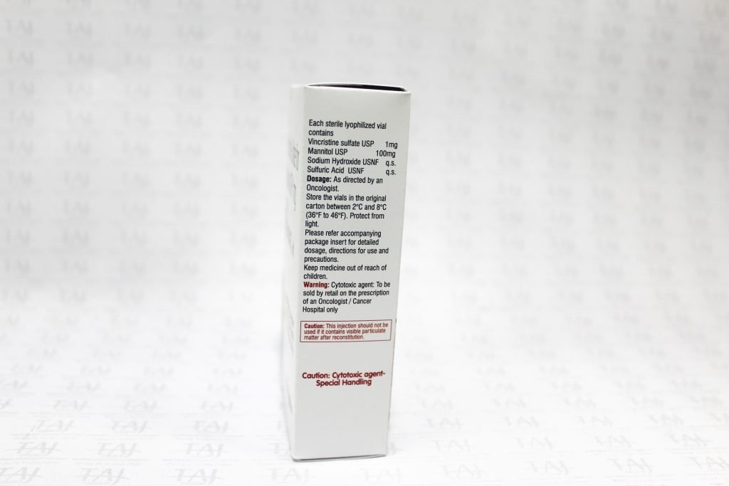 Vincristine Sulfate Injection 1mg Taj Pharma Mumbai